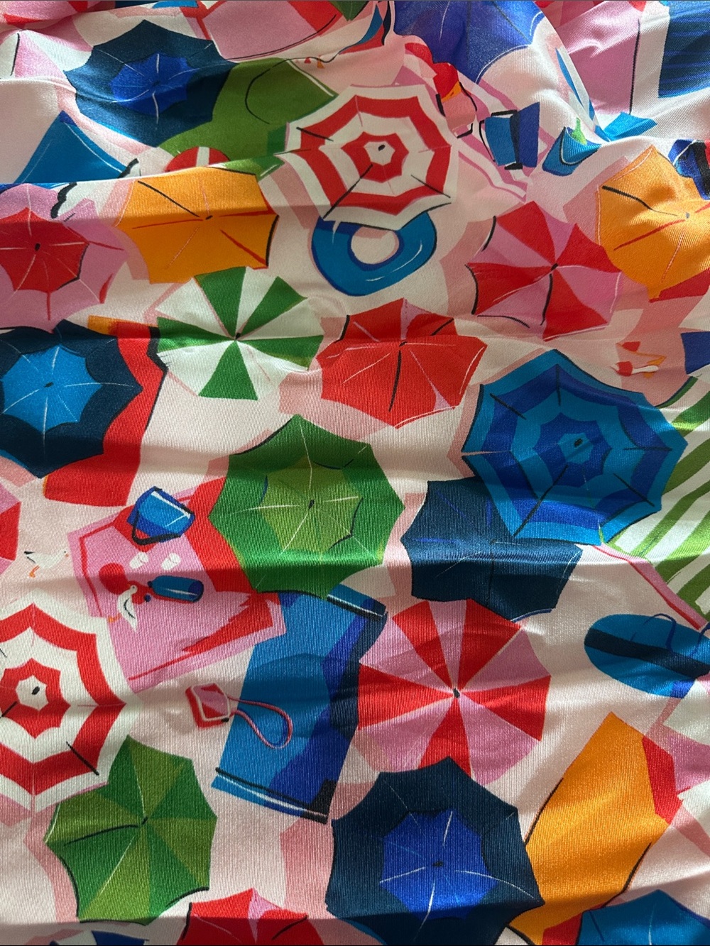 kate spade Beach Day Silk Square Scarf